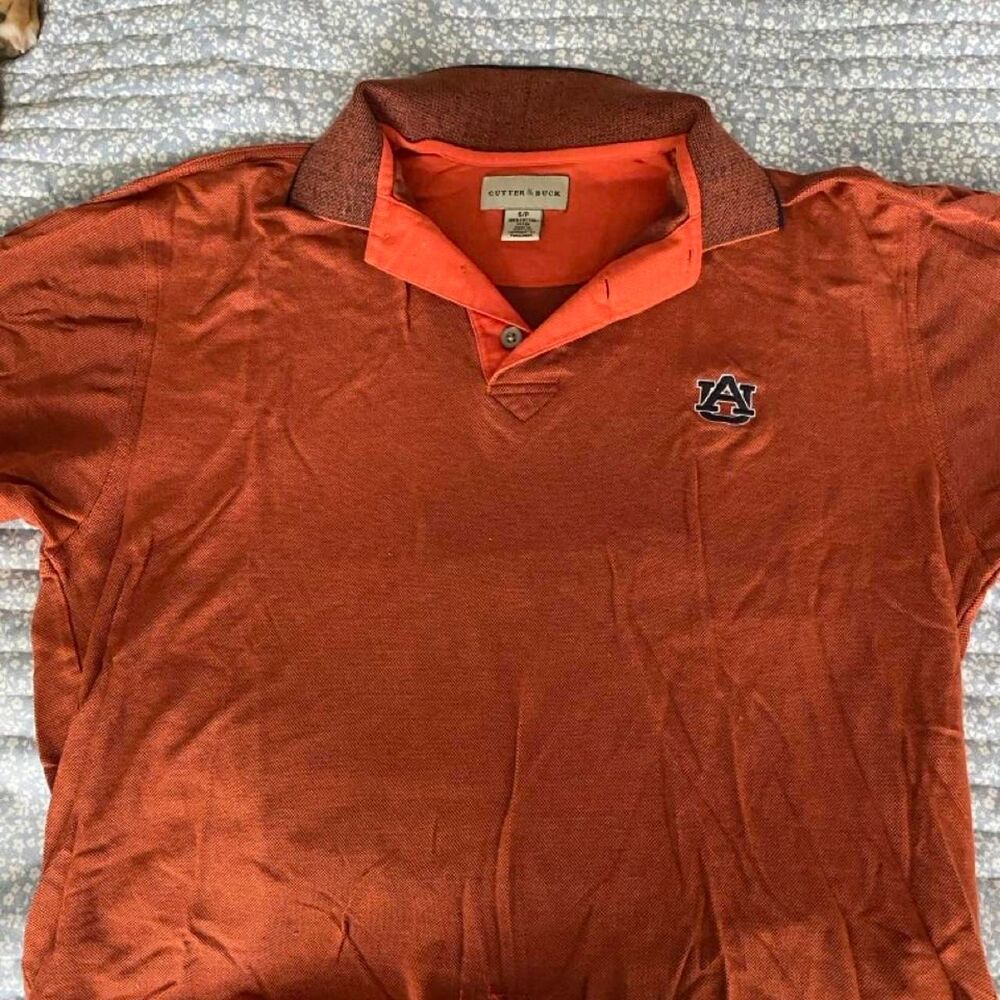 Cutter-buck Men's Orange Polo-shirts